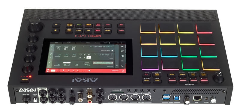 Panneau Arrière Akai MPC Live II Derrière Akai MPC Live II