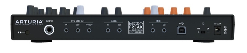 Panneau Arrière Arturia MicroFreak Derrière Arturia MicroFreak