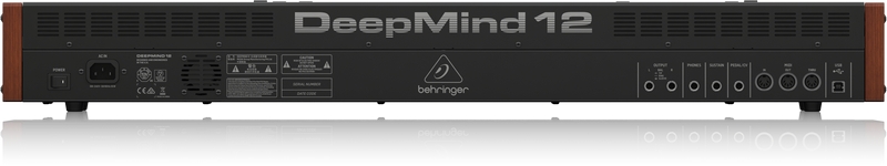 Derrière Behringer DeepMind 12