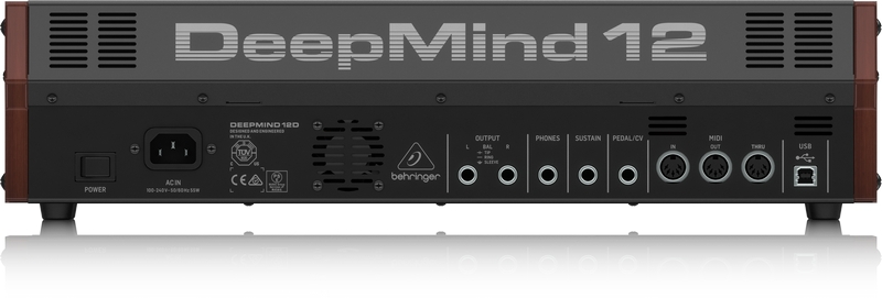 Derrière Behringer DeepMind 12D