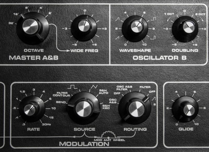 Derrière Moog Multimoog