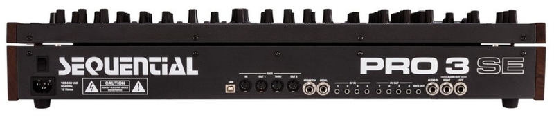 Panneau Arrière Sequential Pro 3 SE Derrière Sequential Pro 3 SE